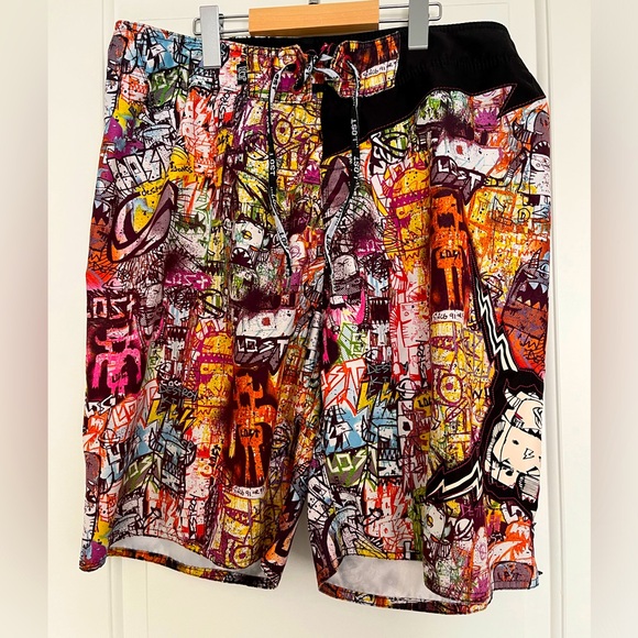 LOST ENTERPRISES X PINKIE TAYLOR Board Shorts size 36 - Picture 1 of 5